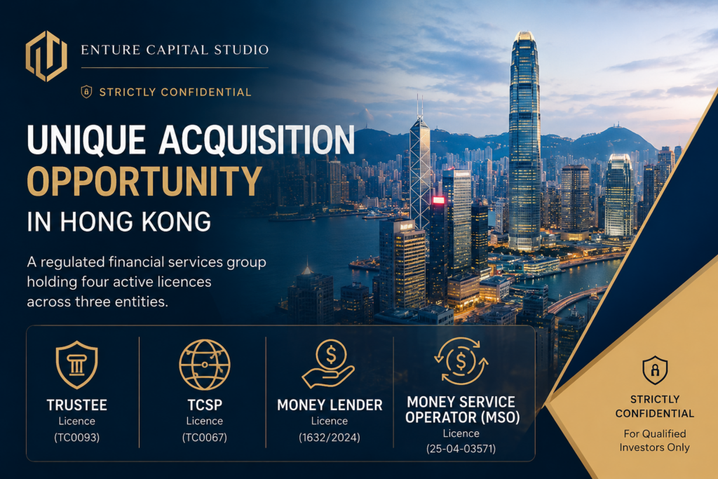 Hong Kong One Group. Four Financial Licences